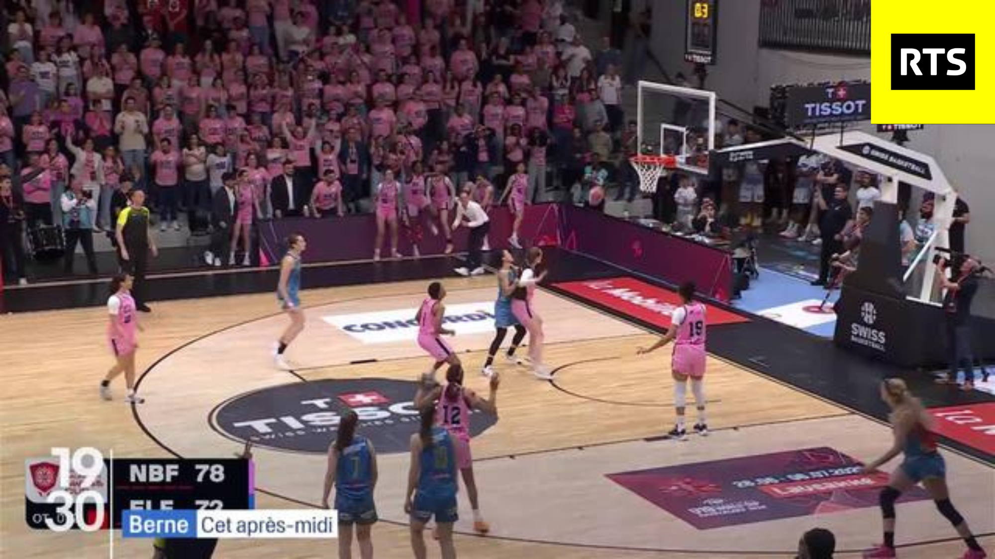 Vidéo RTS Nyon Basket Féminin