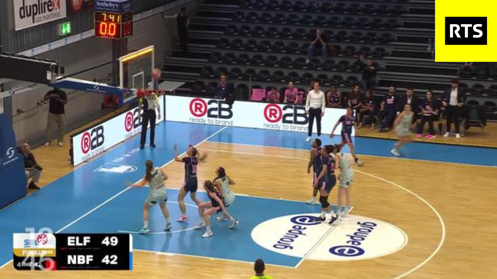 Vidéo RTS Nyon Basket Féminin
